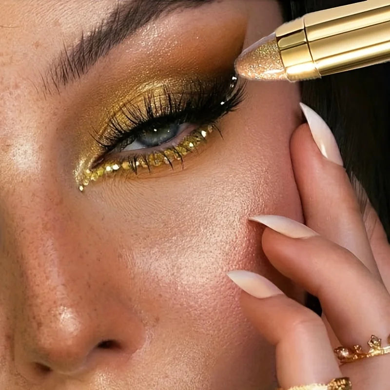 Waterproof Pearly Eyeshadow Pencil Stick 7 Colors Long Lasting Glitter Shimmer Eyeshadow Pen Eyeliner Stick Eyes Makeup Tools Zpaxo