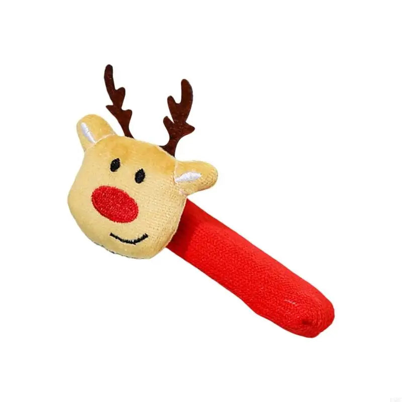 Holiday Season Door Handle Cover Santa Design Durable Fabric Quick