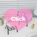 Small Chair Design Iron Mobile Phone Holder Racks Stand Simple Student Creative Desktop Ornaments Home Accessories Zpaxo Default Title