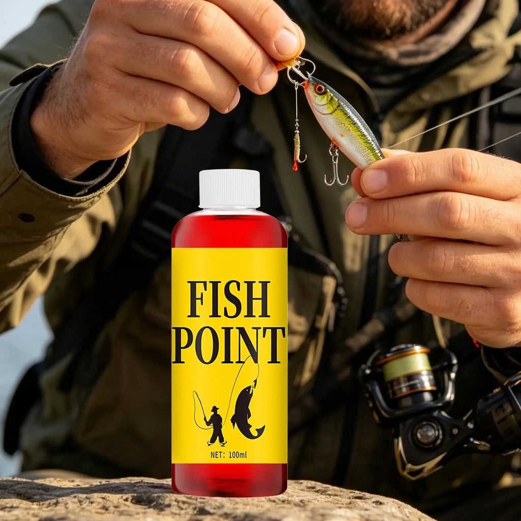 100ml Trout Lure Fish Attractant Concentrated Fast-Acting Bass Scent Fish Attractant for Crucian Carp Grass Carp Tilapia Outdoor Zpaxo