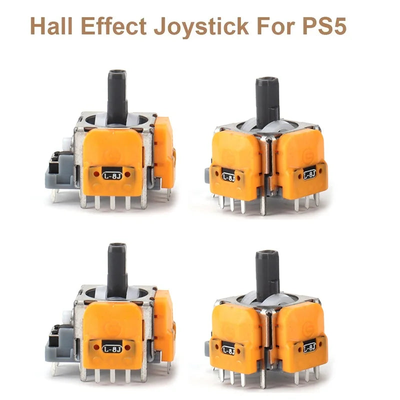 1 Pair Replacement Hall Effect Joystick 3D Analog Sensor Thumbstick Zpaxo