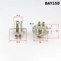BA15D Lamp Base BAY15D Holder 1156 1157 DIY Ship Turn Signal Brake