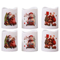 LED Christmas Candles Flameless Santa Claus Snowman Electronic Candle