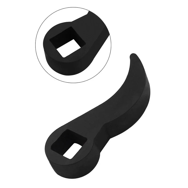 Adjustable Angle Bull Horn Pry Bar Adapter Head for 1/2 3/8 Ratchet Open-End Wrench Half Shaft Drive Disassembly Tool Zpaxo