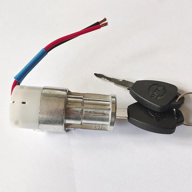 Universal Electric Bicycle Lithium Battery Box Lock Big Head Vehicle