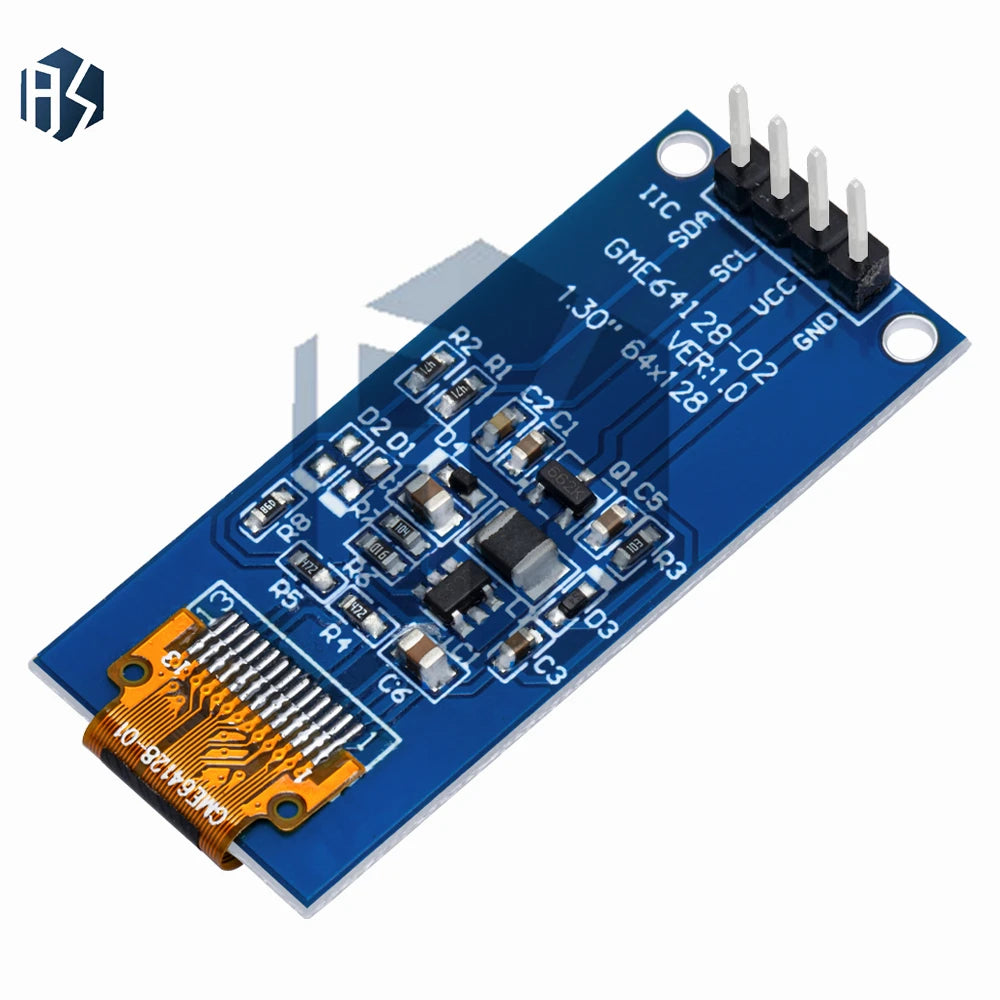 1.3 inch OLED display 64×128 LCD module SH1107 LCD 1.3 "OLED Vertical screen module for arduino Zpaxo