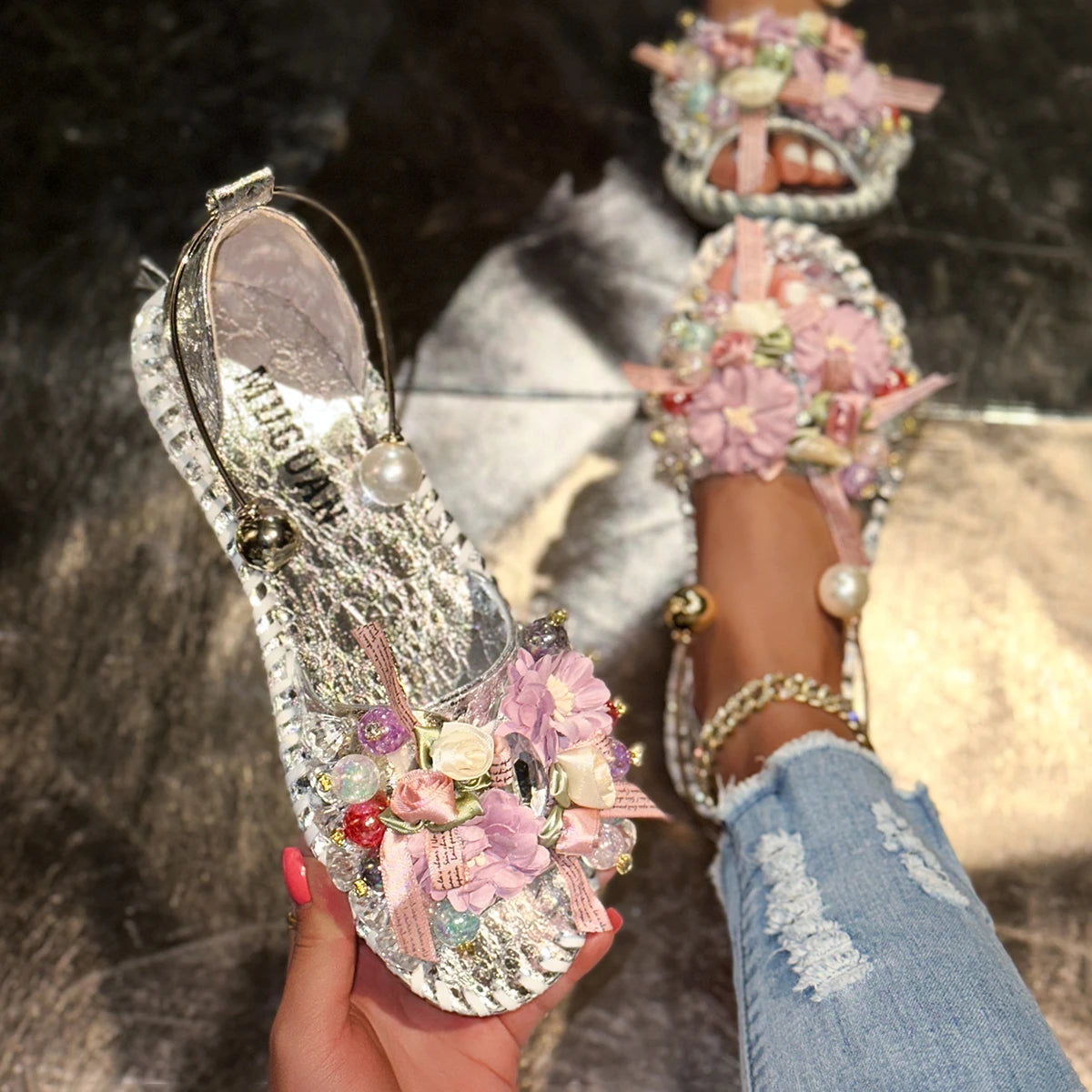 Women Sandals Casual Open Toe Sandals Lightweight Outdoor Slippers Summer Anti-slip Trend Designer Shoes Women Zapatos De Mujer Zpaxo