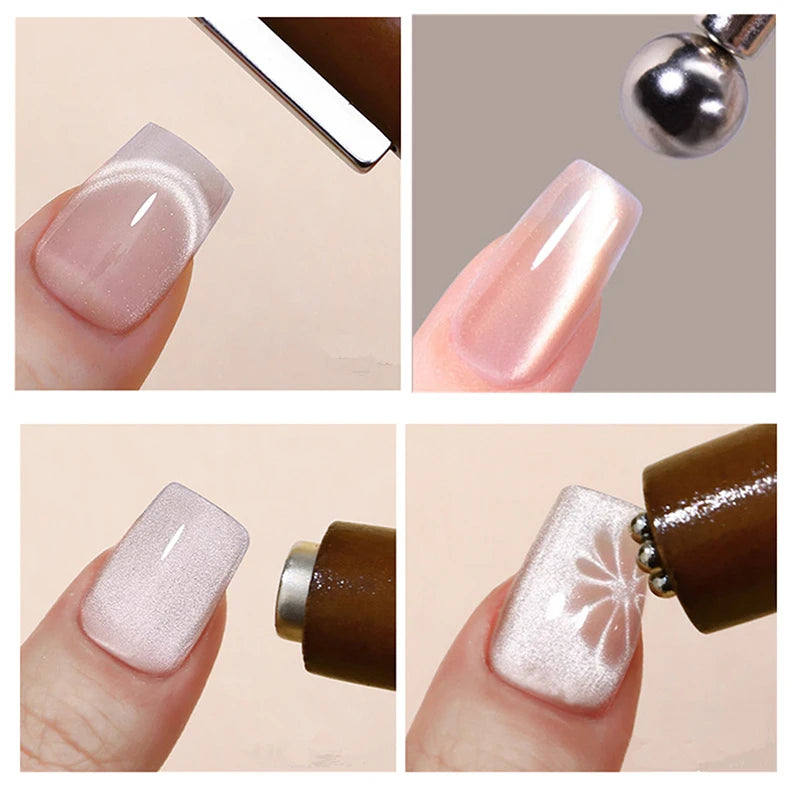 3-in-1 Multifunctional Magnetic Cat's Eye Nail Magnet Stick Beads Zpaxo