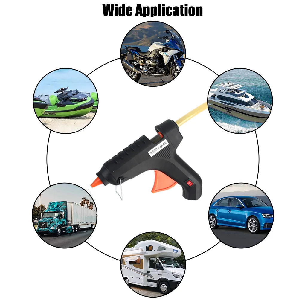 Cigarette Light Plug Car Dent Repair Tools Glue Gun 12V 40W Quick Paintless Repairing Auto Accessories Zpaxo