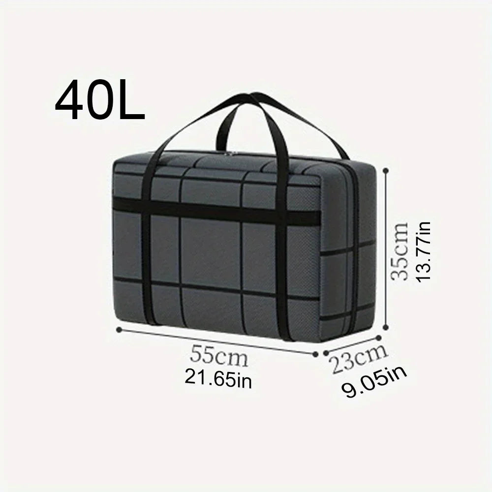 180 90 40L Heavy Duty Large Moving Bags Backpack Strap Strong Handles Zippers Big Totes For Space Saving College Dorm Traveling Zpaxo 40L 55x23x35cm