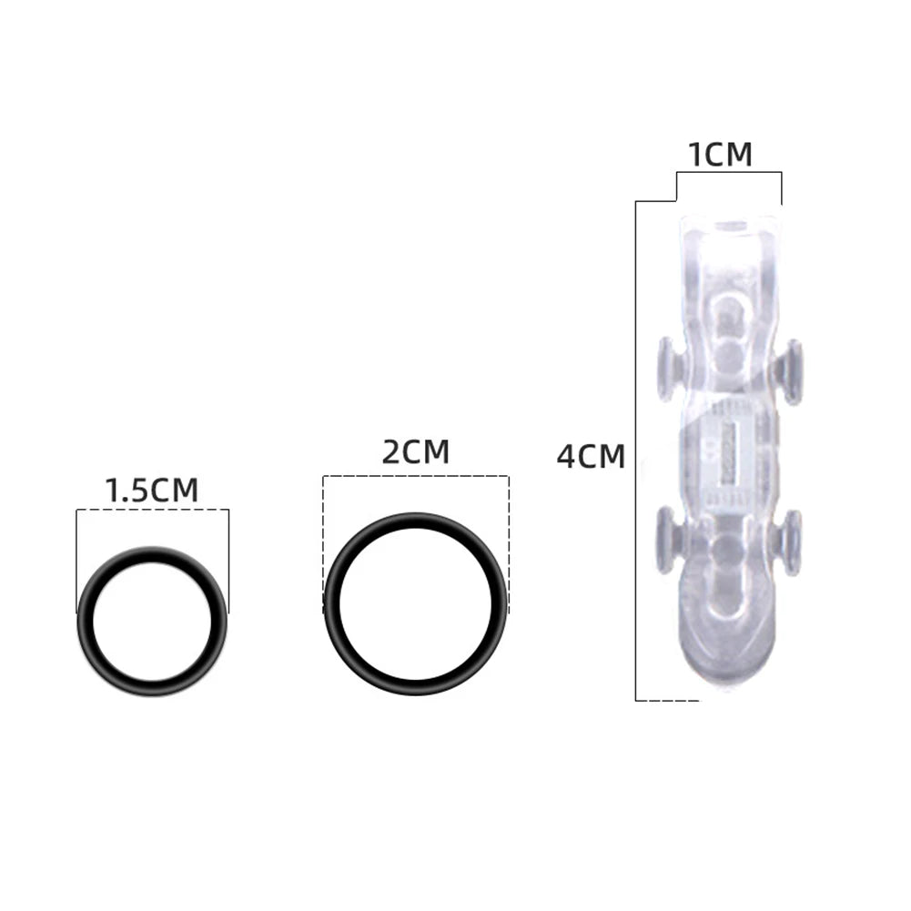 Magnetic Fishing Fixed Bait Gear Rubber Rings Lures Hook Keeper