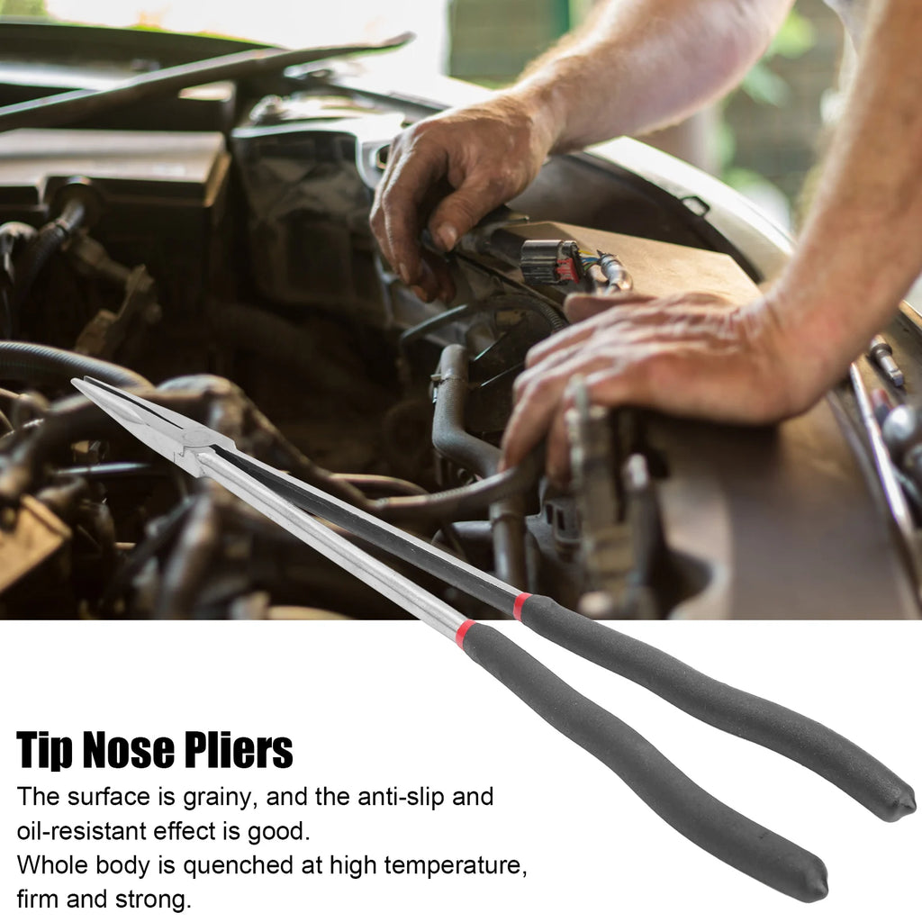 Long Pliers Handle Extra Tip Nose Craft Repairingtool