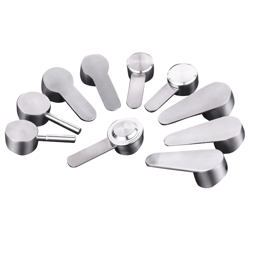 Faucet Handle Replacement Stainless Steel Bathroom Cold Basin Shower Zpaxo