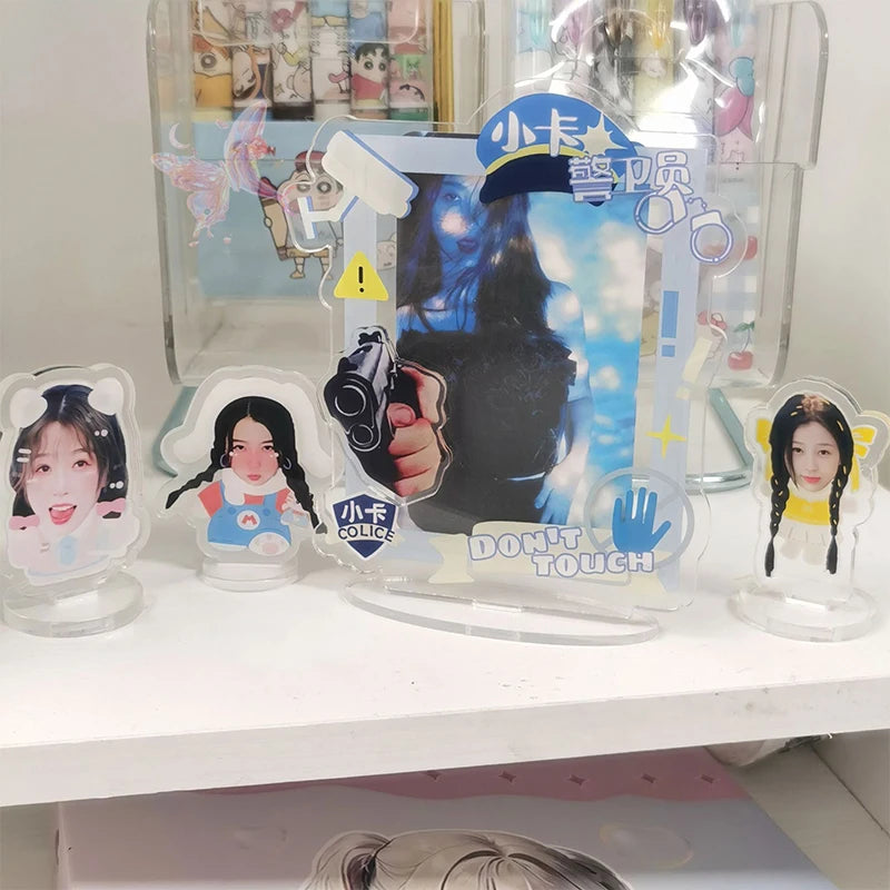 Kawaii Kpop Photocard Holder Idol Photo Card Display Small Protective