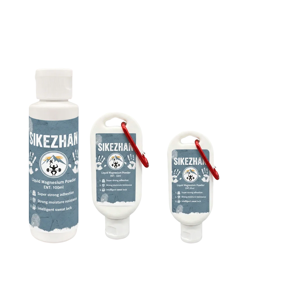 SIKEZHAN Liquid Chalk Non-Slip Magnesium Powder for Rock Climbing Powerlifting Bodybuilding Long Lasting Strong Grip Zpaxo 1 set