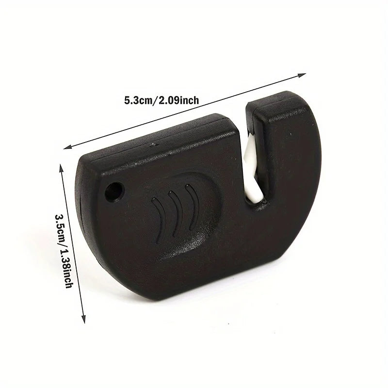 Pocket Ceramic Sharpener Keychain Knife Sharpening Tool Portable
