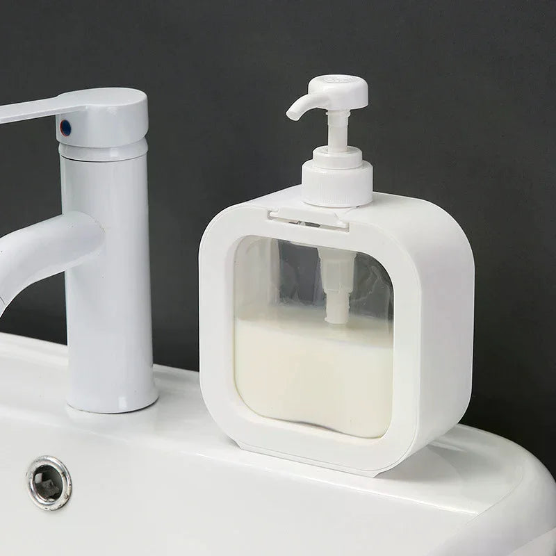 All-in-one Kitchen Pump Dispenser 300 Refillable Empty Bottle Shower Zpaxo