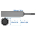 1/2PCS SDS Plus Ground Rod Driver Durable Hardened Steel Professional for Rotary Hammer Drill Power Tool for 5/8Inch and 3/4Inch Zpaxo 1PC 25MM