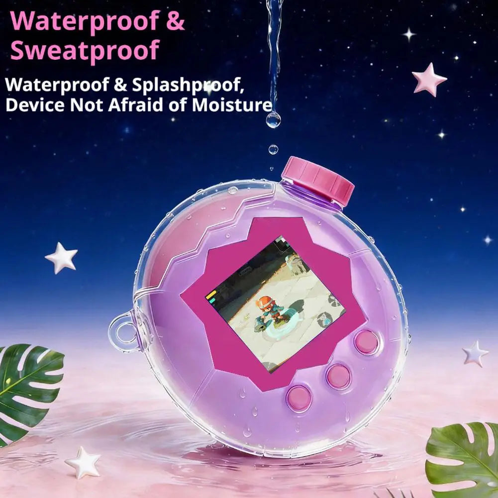 Transparent Protective Case for Tamagotchi Paradise | PC Shell Game Console Case Zpaxo