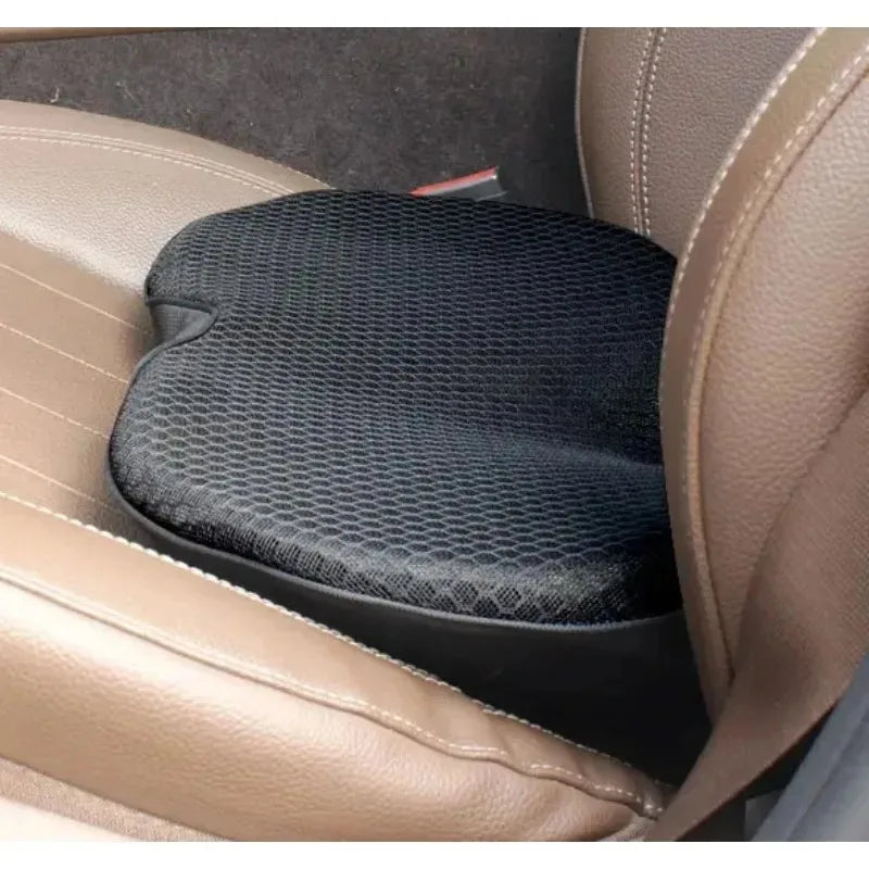 2-in-1 Memory Foam Car Seat Cushion – Ergonomic Driver Pad