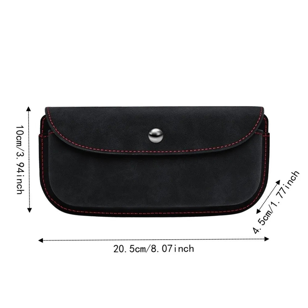 Multi-functional Car Sun Visor Organizer Easy To Install Space Saving Sunshade Storage Bag Easy Access Compact Sun Visor Pocket Zpaxo