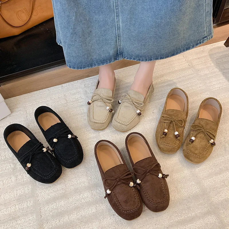 Women Flats Shoes Slip-on Heightening Summer Outdoor Thick Bottom