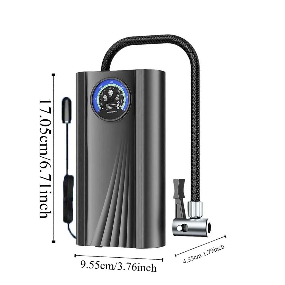 High-power Car Tire Inflator Pump Magnetic Faster Inflation Auto Air Zpaxo