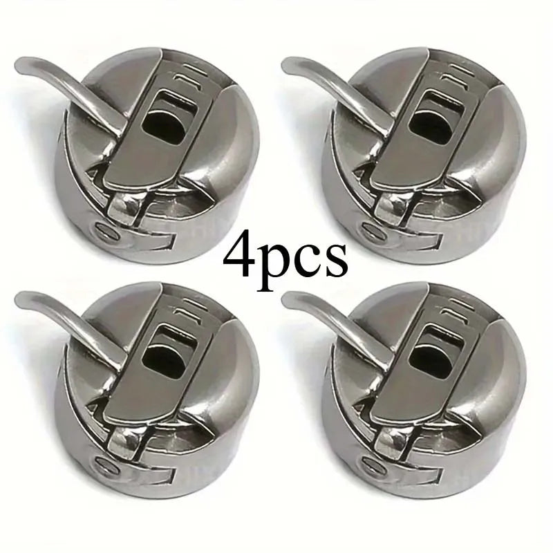 4-Pack Universal Bobbin Cases for Household Sewing Machines Sewing Machine Parts Zpaxo 4pcs