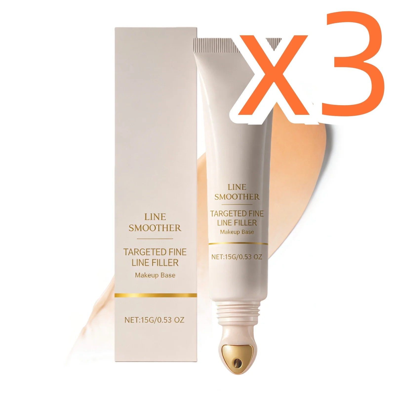 Nicotinamide 3-in-1 Makeup Primer – Pore Control, SPF & Brightening Face Makeup Primer Zpaxo 15g Boxed x3