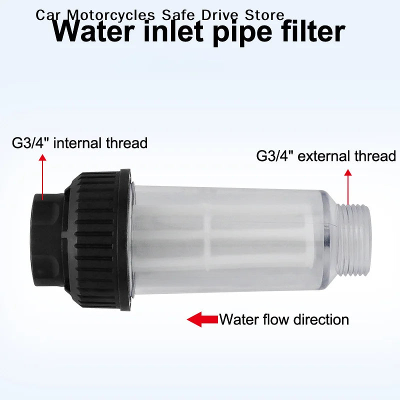 CMHigh Pressure Washer Water Filter K2 K3 K4 K5 K6 K7 G3 4'' 175psi