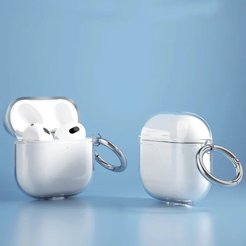 Transparent Protecitve Case Apple Airpods 4 Wireless Earphone Clear
