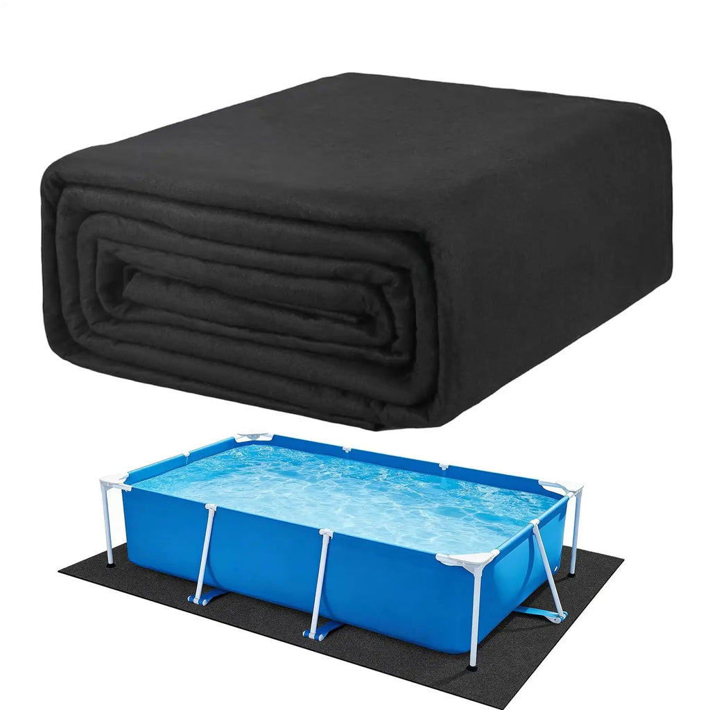 Heavy Duty Pool Liner Square Ground Mat Puncture Protection Under Pad