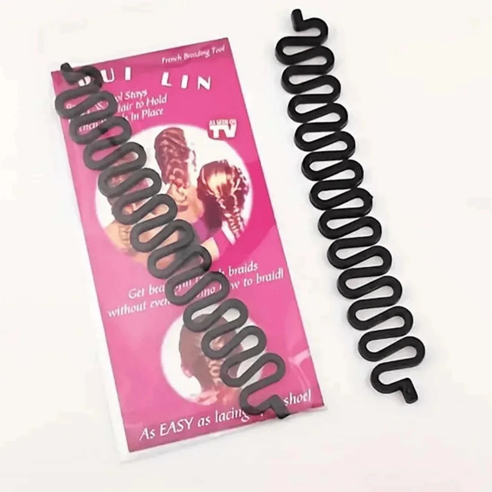 Magic Hairstyle Design Accessory Set Fish Bone Braid Tool DIY Braiding Braider for Elegant Ponytails Ideal Beauty Enthusiasts Zpaxo