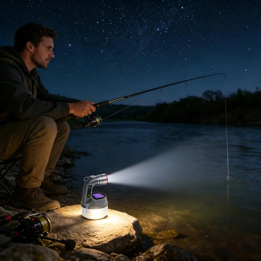 Solar Camping Lantern USB Rechargeable Decorative Table Lamp Powered
