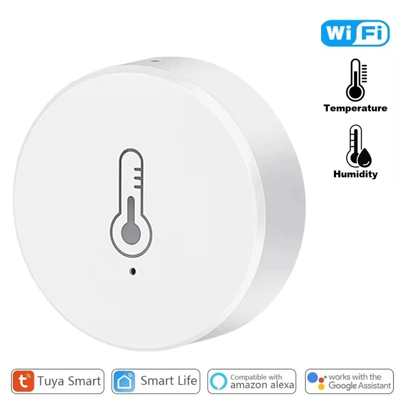Zigbee Temperature Humidity Sensor For Home Bedroom Office Room Bedroom Living Room Monitoring Climate Gear Smart Sensor Tool Zpaxo
