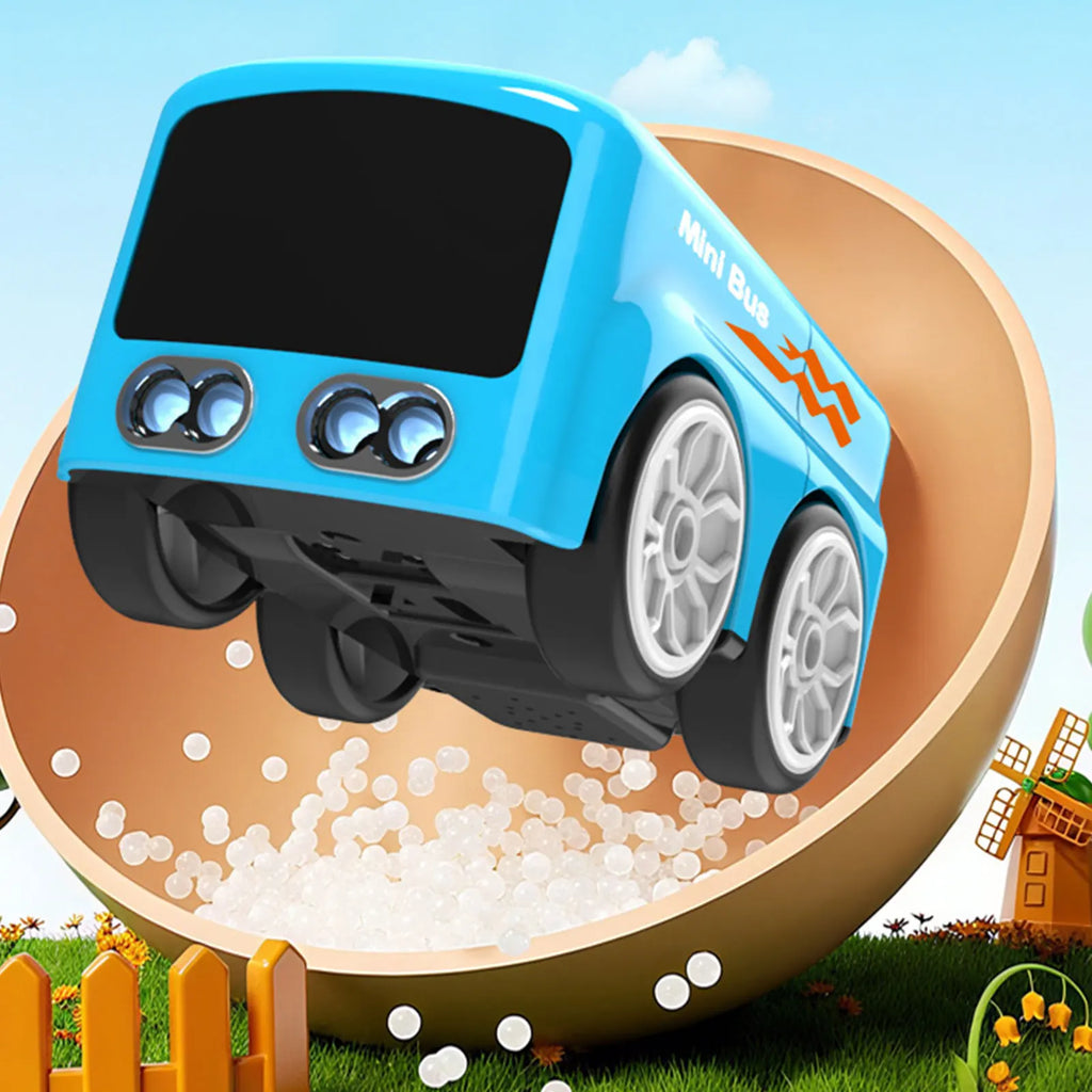 RC Intelligent Mini Bus Auto-Follow Line Tracking with Soccer Smart Gesture Control RC Car Mini Bus for Boys Birthday Toys Gifts Zpaxo