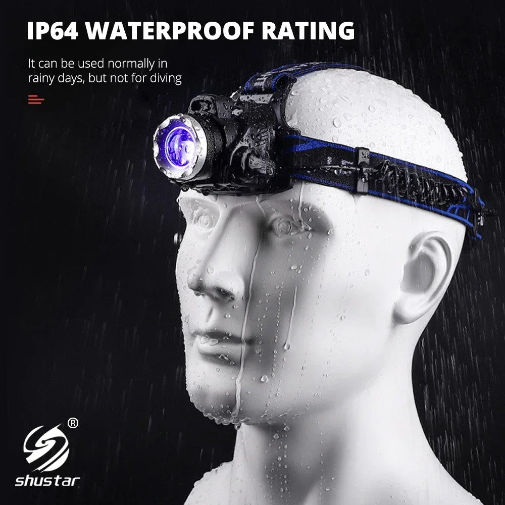 Zoomable LED Headlamp 10W T6 – 3 Modes, Waterproof, Camping