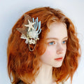 Ocean-inspired Hair Embellishments Starfish Synthetic Crystal Shell Zpaxo Default Title