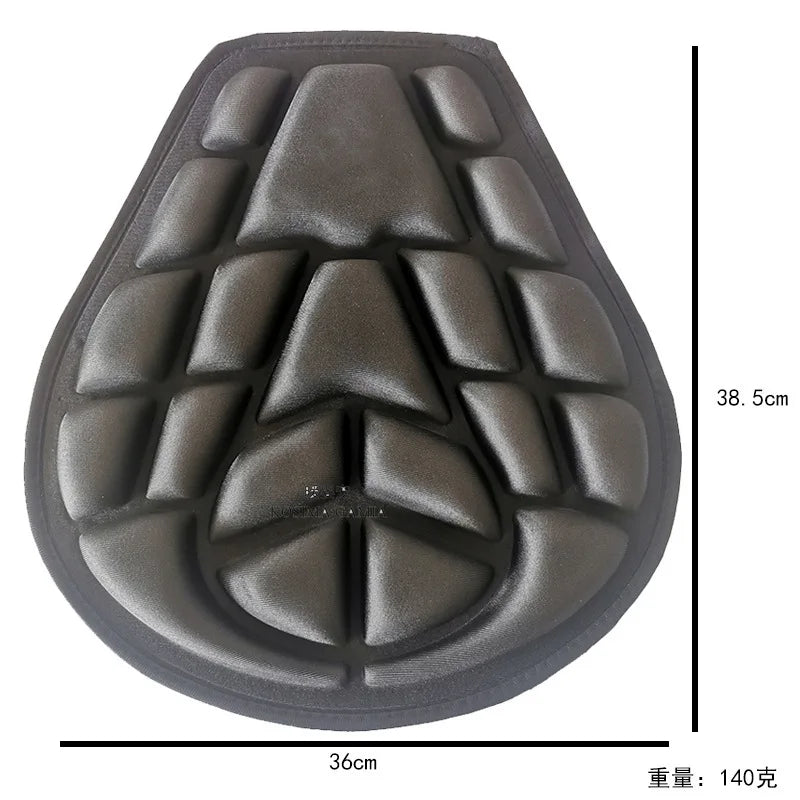 Universal Motorcycle Gel Seat Cover – 3D Air Cushion Saddle Pad