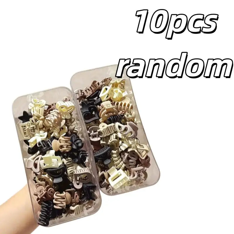 10pcs random Elegant Hairpins – Geometric & Floral, Mixed Colors, for Daily, Party, Travel, Gift Her Zpaxo 10pcs random