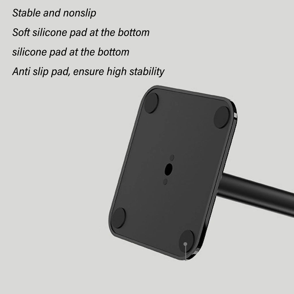 Headphone Stand Rounded Corner Anti Slip Base TPU Tray Sturdy Metal