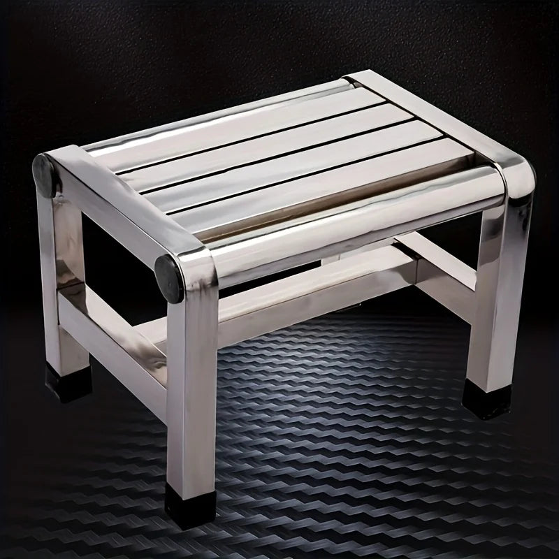 Multi Functional Stainless Steel Stool Durable Thick Sturdy Ideal