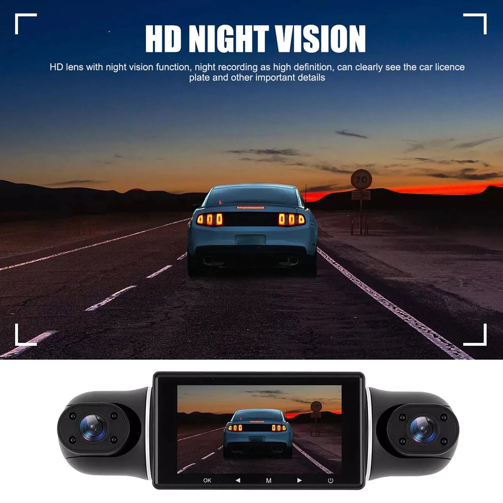 Car DVR Dash Cam Wifi FHD 4 Lens 1080P Dashboard Camera 24H Parking
