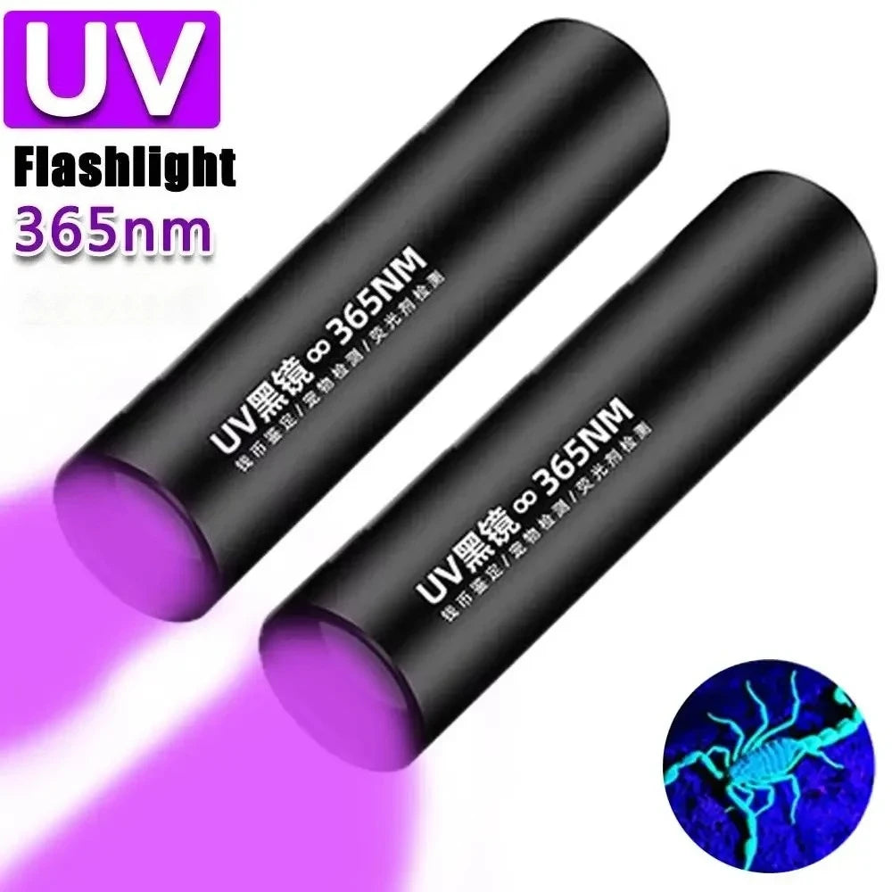 KDULIT 365nm UV Flashlight – Rechargeable Mini Ultraviolet Torch