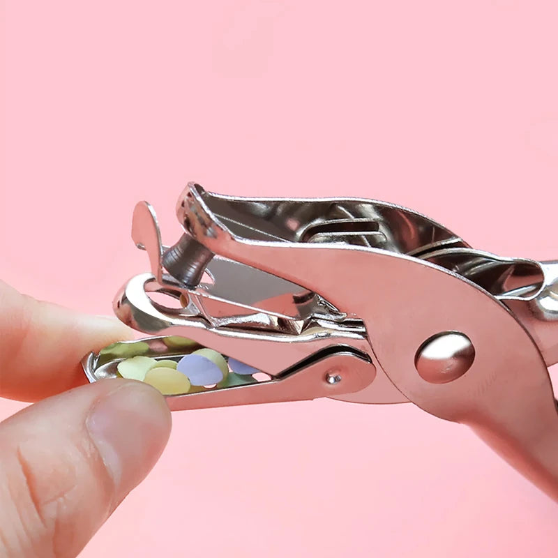 Metal Pore Diameter Punch Pliers Single Hole Puncher Hand Paper Zpaxo