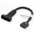 19 20 Pin USB 3 0 Female 9 2 Male Motherboard Header Adapter Cord