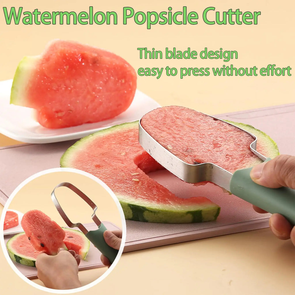 1 Watermelon Fork Slicer Cutter Stainless Steel Fruit Cutting Tool Zpaxo