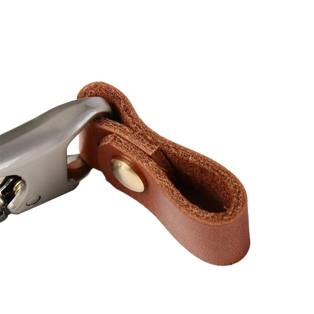 Car Accessories Key Ring Bag Charms Genuine Leather Waist Buckle Car Key Holder Car Keychain Keys Organizer Leather Keychain Zpaxo