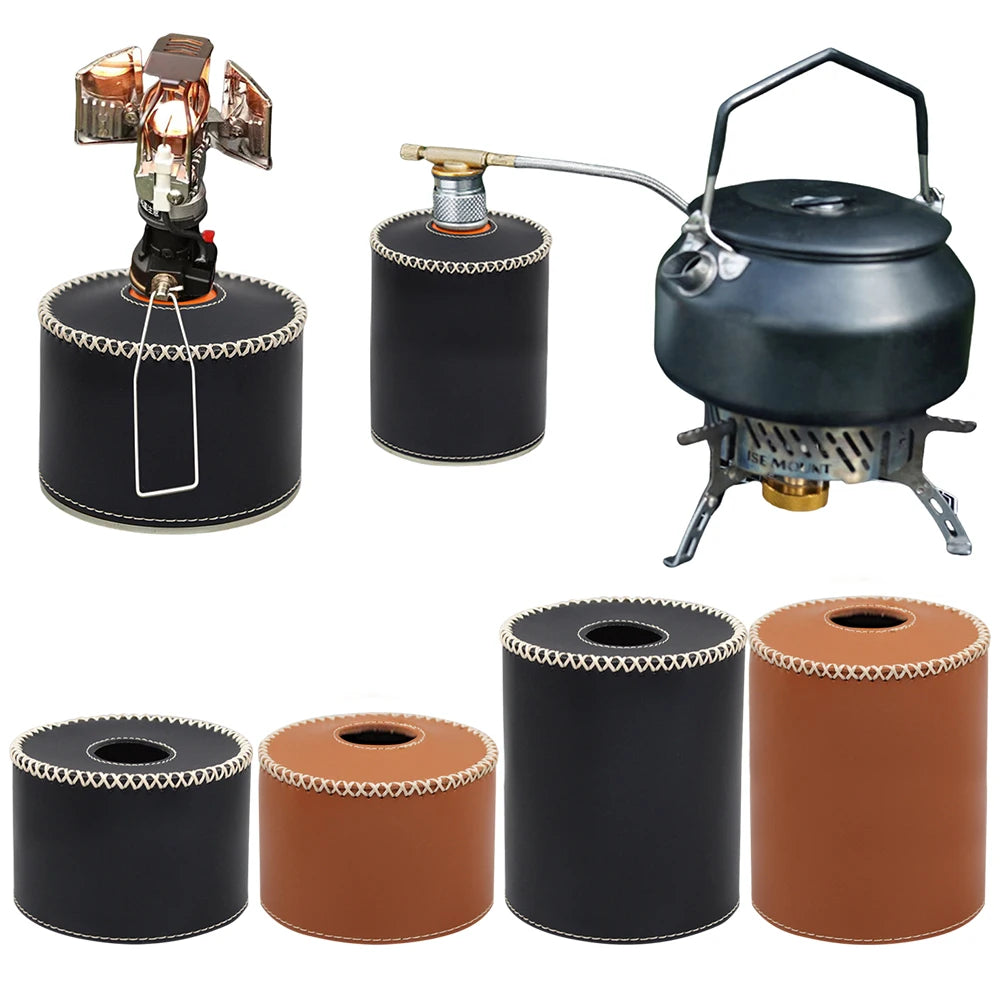 450 PU Leather Gas Tank Protective Case Can Cover Fuel Cylinder