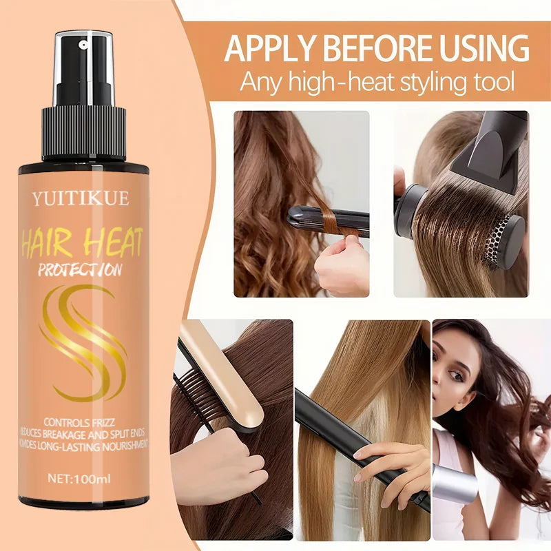 YUITIKUE Silky Hair Spray – Silk Care Heat Protection Spray Heat Protection Spray Zpaxo Default Title